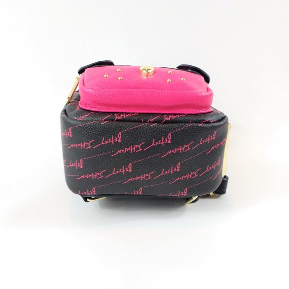 Betsey Johnson Dog Pink Mini Backpack - Picture 6 of 9